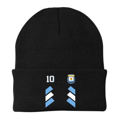 Number 10 Argentina Soccer Jersey Argentinian Football Beanie