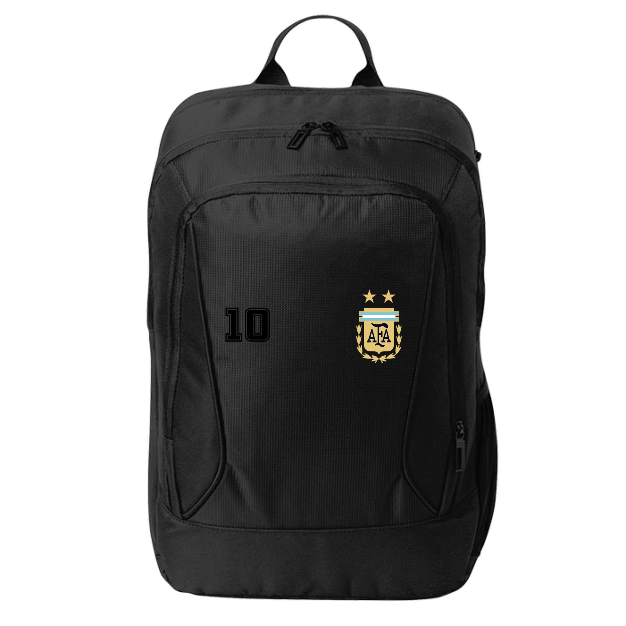 Number 10 Argentina Soccer Jersey Argentinian Football City Backpack