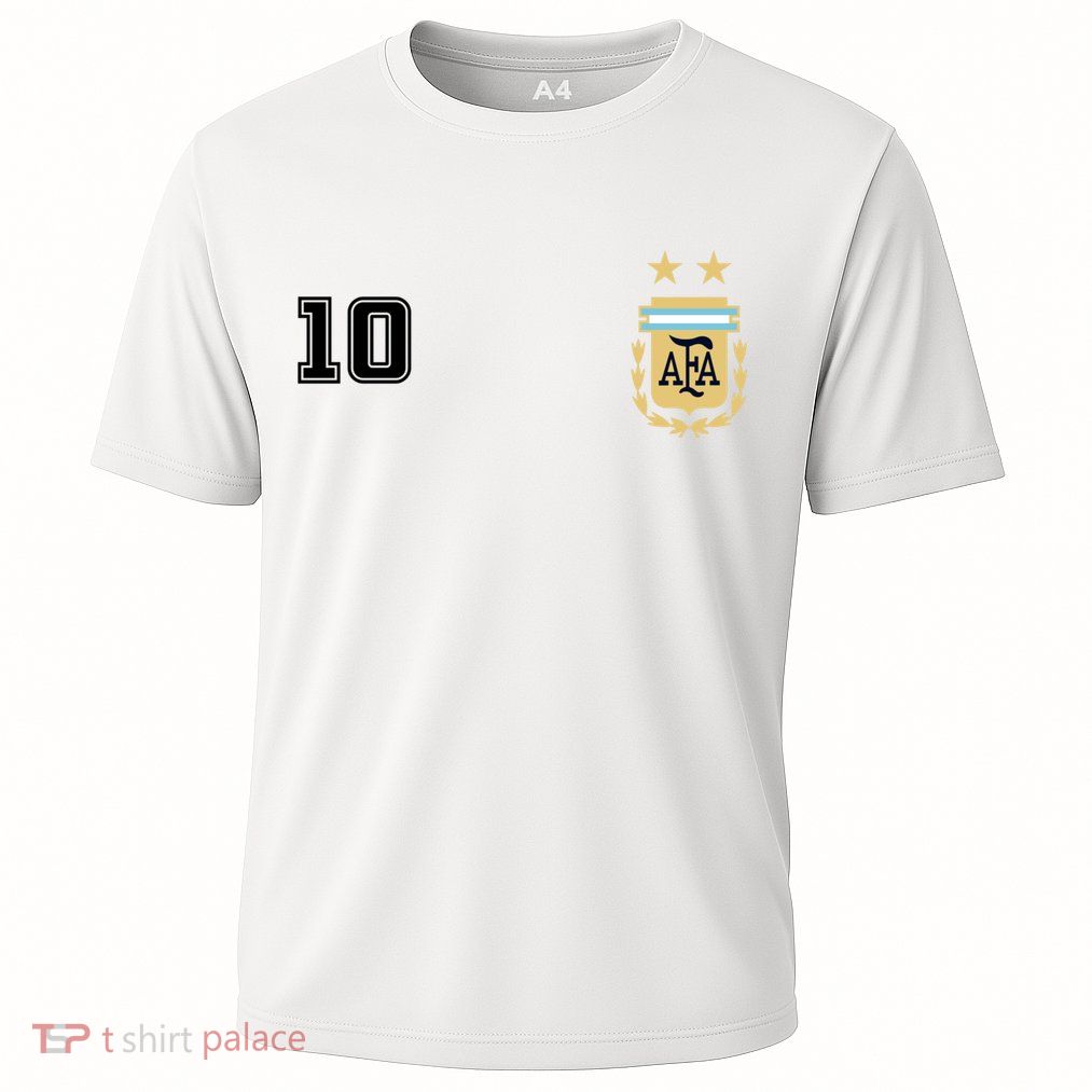 Number 10 Argentina Soccer Jersey Argentinian Football Performance Shirt