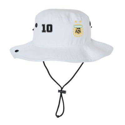 Number 10 Argentina Soccer Jersey Argentinian Football Bucket Hat