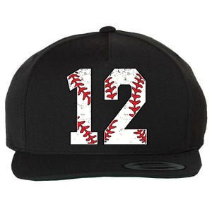 Number #13 Baseball 13 Jersey Number Baseball Lover Gift Wool Snapback Cap