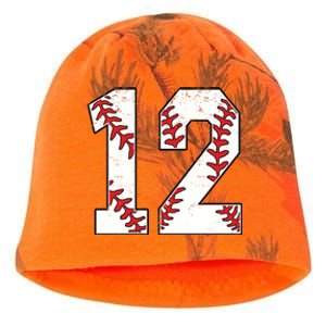 Number #13 Baseball 13 Jersey Number Baseball Lover Gift Kati - Camo Knit Beanie