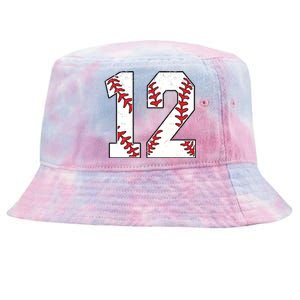 Number #13 Baseball 13 Jersey Number Baseball Lover Gift Tie-Dyed Bucket Hat