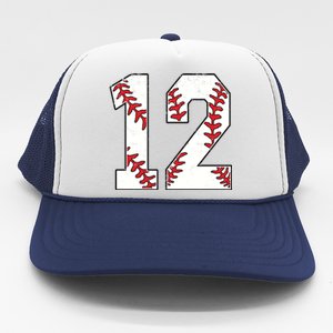 Number #13 Baseball 13 Jersey Number Baseball Lover Gift Trucker Hat