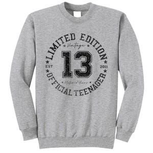 Nager 13th Birthday 13 Year Old Gifts Tall Sweatshirt