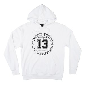 Nager 13th Birthday 13 Year Old Gifts Hoodie