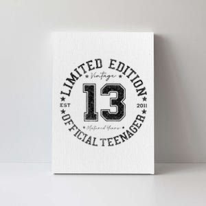 Nager 13th Birthday 13 Year Old Gifts Canvas