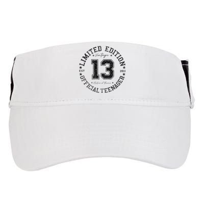 Nager 13th Birthday 13 Year Old Gifts Adult Drive Performance Visor