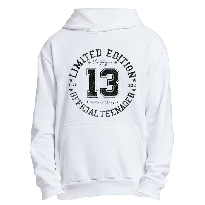 Nager 13th Birthday 13 Year Old Gifts Urban Pullover Hoodie