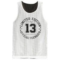 Nager 13th Birthday 13 Year Old Gifts Mesh Reversible Basketball Jersey Tank