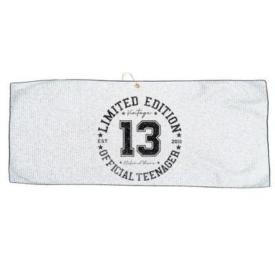 Nager 13th Birthday 13 Year Old Gifts Large Microfiber Waffle Golf Towel