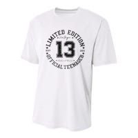 Nager 13th Birthday 13 Year Old Gifts Youth Performance Sprint T-Shirt