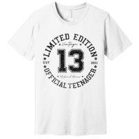 Nager 13th Birthday 13 Year Old Gifts Premium T-Shirt