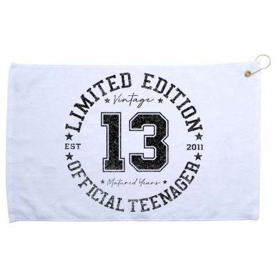 Nager 13th Birthday 13 Year Old Gifts Grommeted Golf Towel