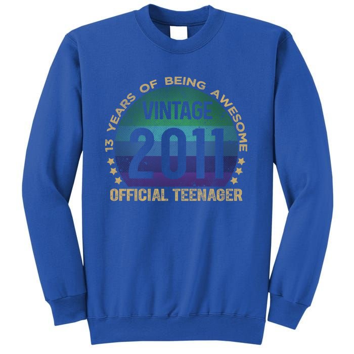 Nager 13th Birthday 13 Year Old Funny Gift Vintage Gift Sweatshirt