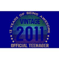 Nager 13th Birthday 13 Year Old Funny Gift Vintage Gift Bumper Sticker