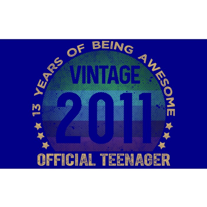 Nager 13th Birthday 13 Year Old Funny Gift Vintage Gift Bumper Sticker