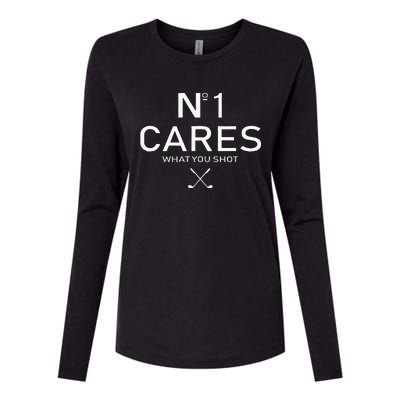 No 1 Cares What You Shot Womens Cotton Relaxed Long Sleeve T-Shirt