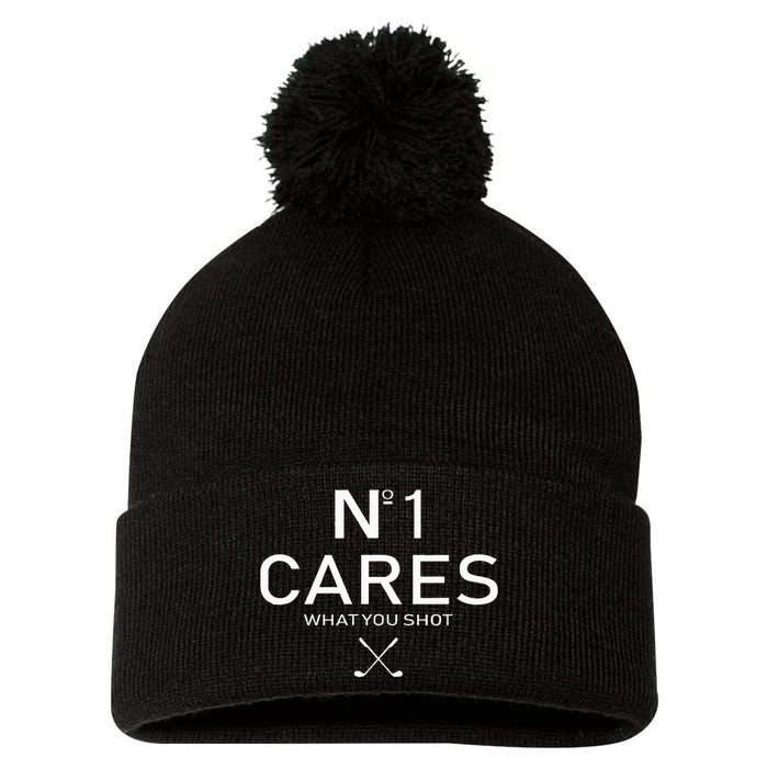 No 1 Cares What You Shot Pom Pom 12in Knit Beanie