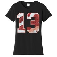 Number 13 Dune Red 13s Matching Women's T-Shirt