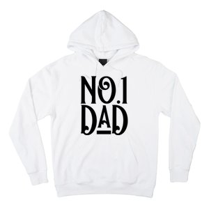 No 1 Dad Funny Dad Gift Hoodie