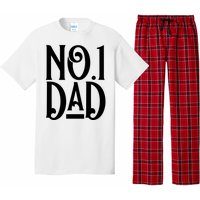 No 1 Dad Funny Dad Gift Pajama Set