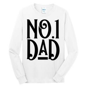 No 1 Dad Funny Dad Gift Tall Long Sleeve T-Shirt