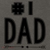 No 1 Dad Funny Dad Gifts Cotton Canvas Backpack