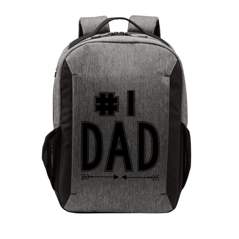 No 1 Dad Funny Dad Gifts Vector Backpack