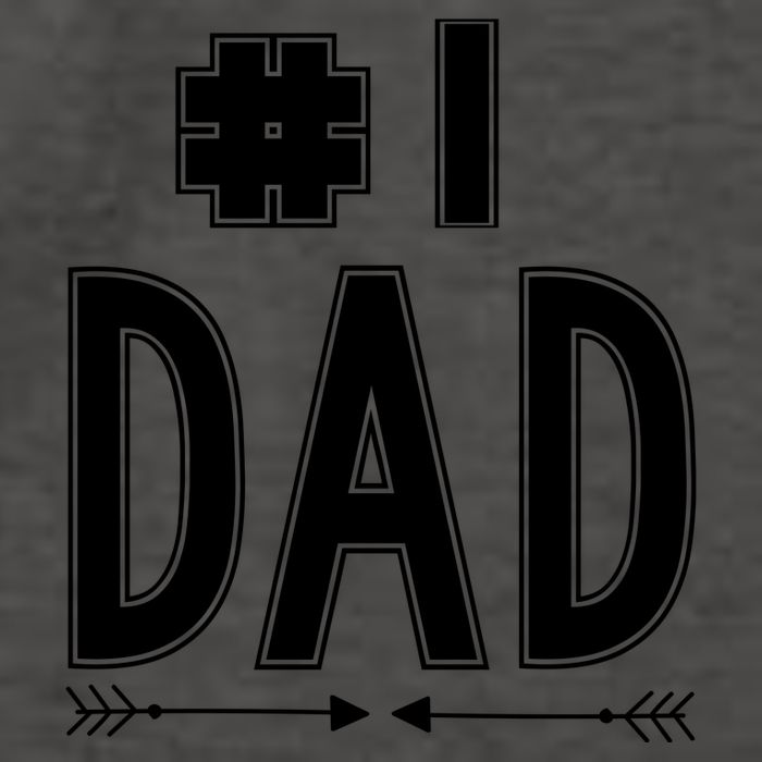 No 1 Dad Funny Dad Gifts Vector Backpack