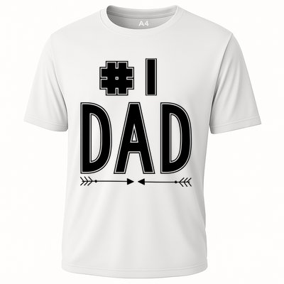 No 1 Dad Funny Dad Gifts Performance Shirt