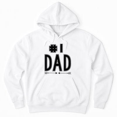 No 1 Dad Funny Dad Gifts Hoodie