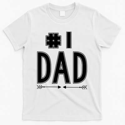 No 1 Dad Funny Dad Gifts T-Shirt