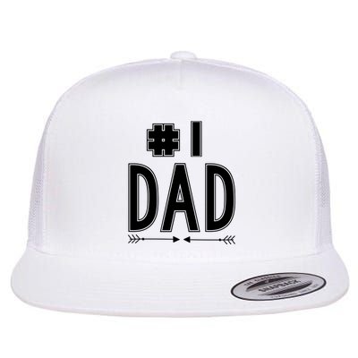 No 1 Dad Funny Dad Gifts Flatbill Hat