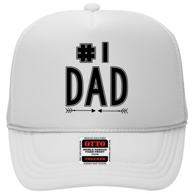 No 1 Dad Funny Dad Gifts Trucker Hat