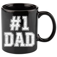Number 1 Dad Number One Dad Fathers Day Outfit For Daddy Gift 11oz C Handle Ceramic Mug