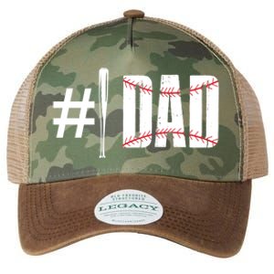 Number 1 Dad Baseball Dad Daddy Sports Player Fathers Day Funny Gift Legacy Tie Dye Trucker Hat