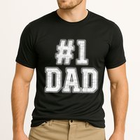 Number 1 Dad Number One Dad Fathers Day Outfit For Daddy Cute Gift Cooling Performance Crew T-Shirt