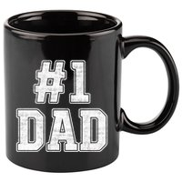 Number 1 Dad Number One Dad Fathers Day Outfit For Daddy Cute Gift 11oz C Handle Ceramic Mug