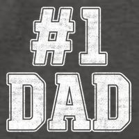 Number 1 Dad Number One Dad Fathers Day Outfit For Daddy Cute Gift Vector Backpack
