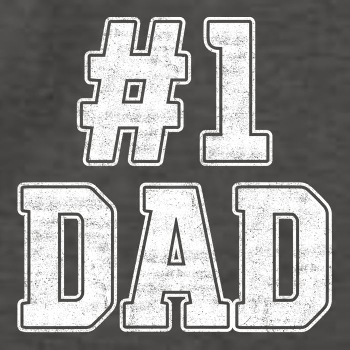 Number 1 Dad Number One Dad Fathers Day Outfit For Daddy Cute Gift Vector Backpack