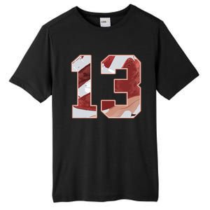 Number 13 Dune Red 13s Matching Tall Fusion ChromaSoft Performance T-Shirt