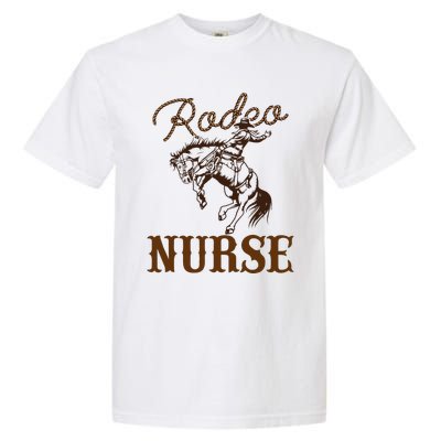 Nurse 1st First Birthday Cowboy Rn Western Rodeo Party Garment-Dyed Heavyweight T-Shirt