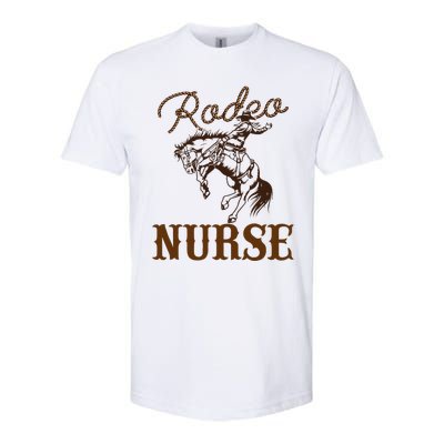 Nurse 1st First Birthday Cowboy Rn Western Rodeo Party Softstyle CVC T-Shirt