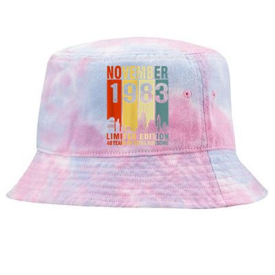 November 1983 Limited Edition 40 Years Of Being Awesome Tie-Dyed Bucket Hat