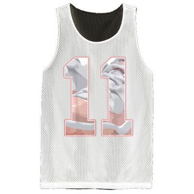 Number 11 Low Legend Pink 11s Matching Mesh Reversible Basketball Jersey Tank