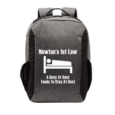 NewtonS 1st Law Body At Rest Tends To Stay At Rest Vector Backpack