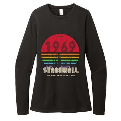 NYC 1969 Stonewall The First Pride Was A Riot LGBT Gay Lesbian Womens CVC Long Sleeve Shirt