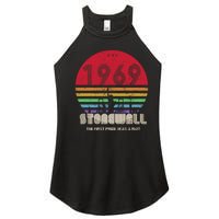 NYC 1969 Stonewall The First Pride Was A Riot LGBT Gay Lesbian Women's Perfect Tri Rocker Tank