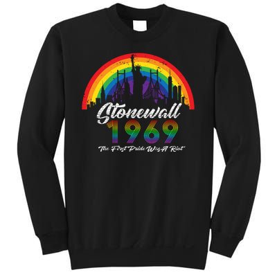 NYC 1969 Stonewall The First Pride Was A Riot LGBT Gay Lesbian Sweatshirt